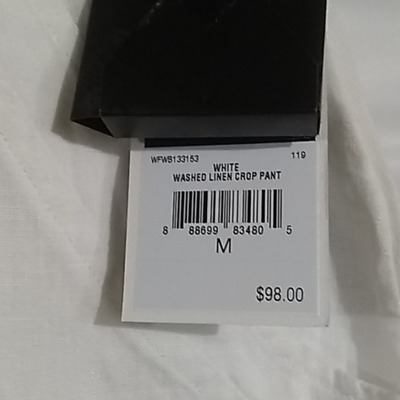 Juicy Couture Linen Crop Pant Size M NWT - Picture 5 of 8